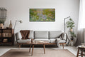 Akoestisch schilderij met Waterlelies - Claude Monet - Woonkamer 4