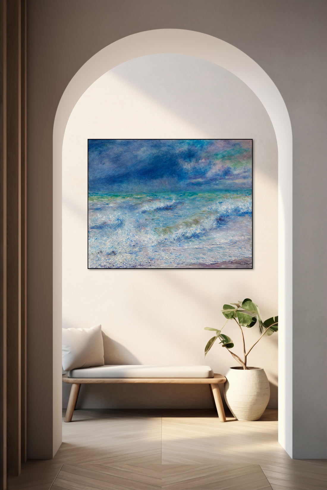 Akoestisch schilderij met Zeegezicht