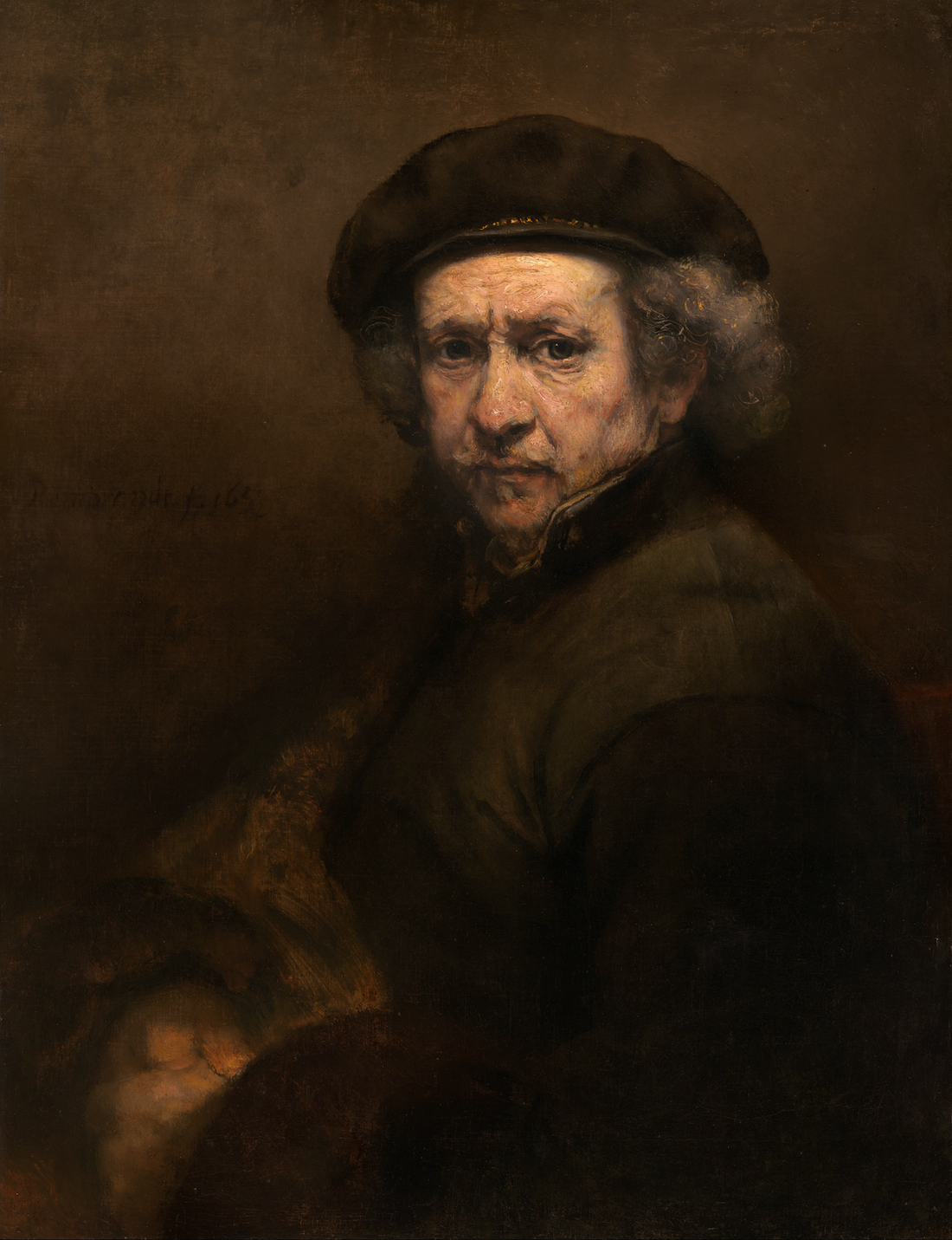 Akoestisch schilderij met Zelfportret - Rembrandt