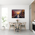 Akoestisch schilderij met Zonsondergang in Burano - Keuken