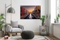 Akoestisch schilderij met Zonsondergang in Burano - Woonkamer 3