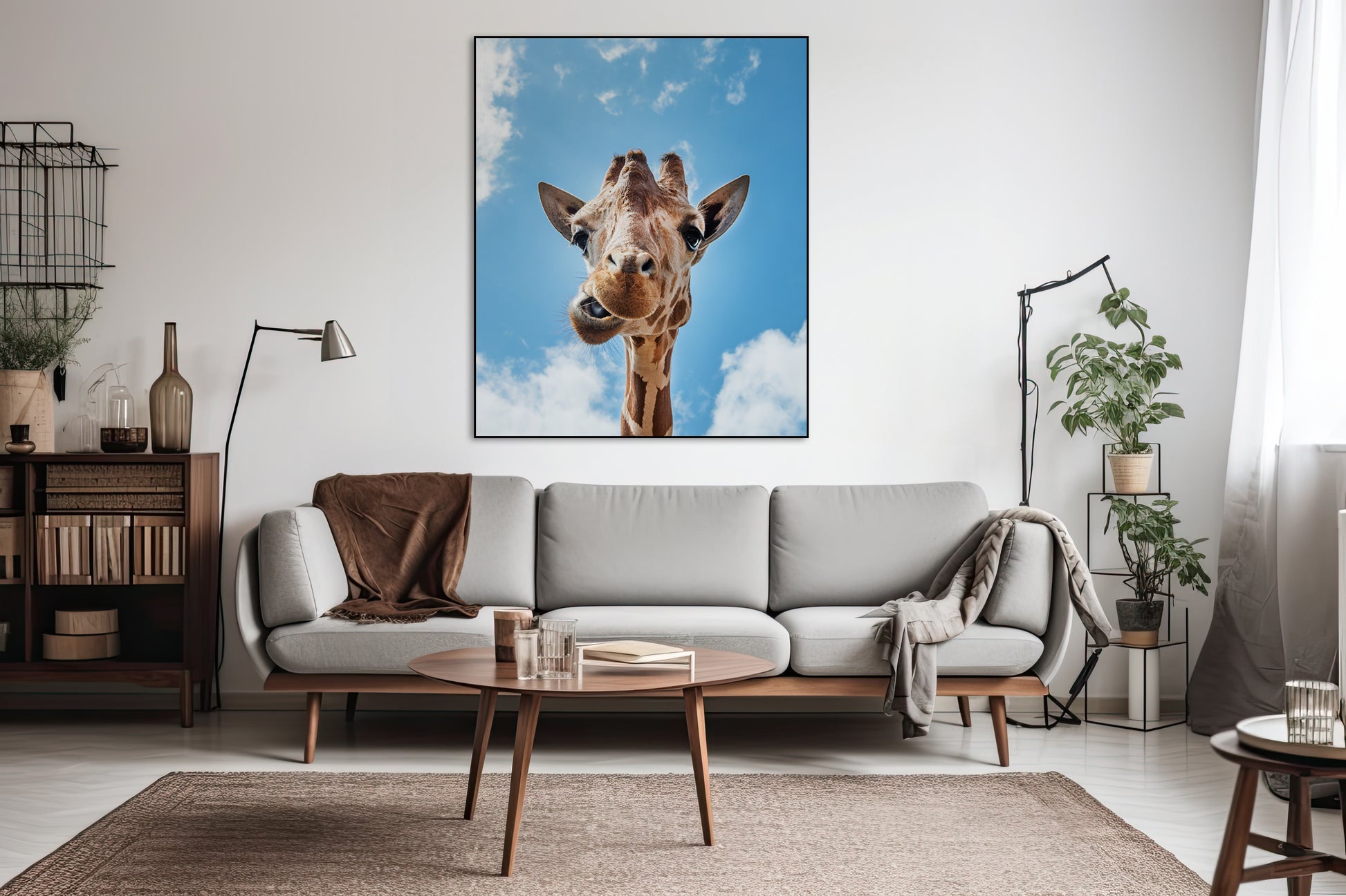 Giraffe close-up - AkoestischeMuur