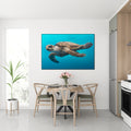 Schildpad in het water - AkoestischeMuur