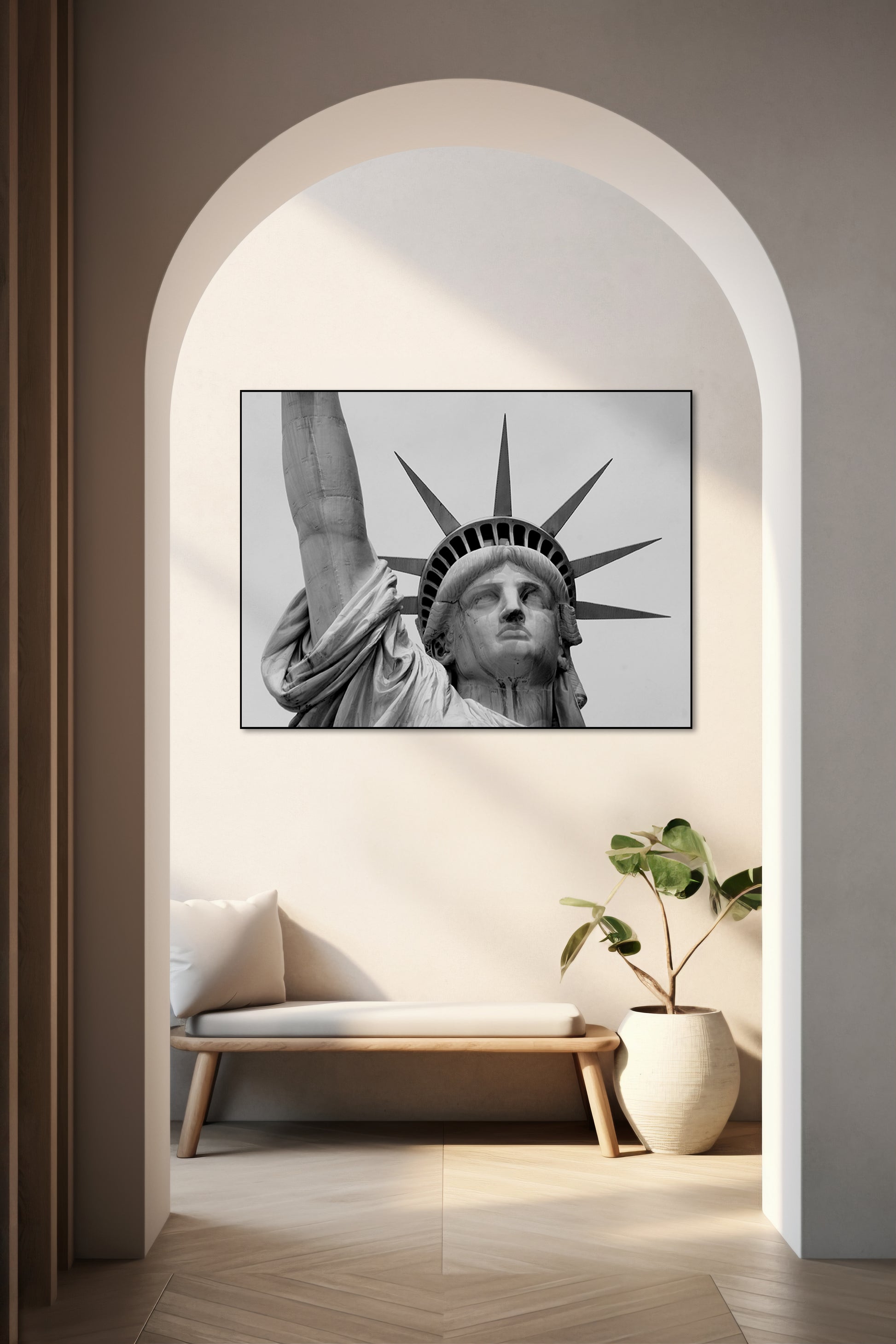 Vrijheidsbeeld closeup in New York - AkoestischeMuur