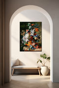 Bloemen bouquet in urn - Jan van Hysum - AkoestischeMuur