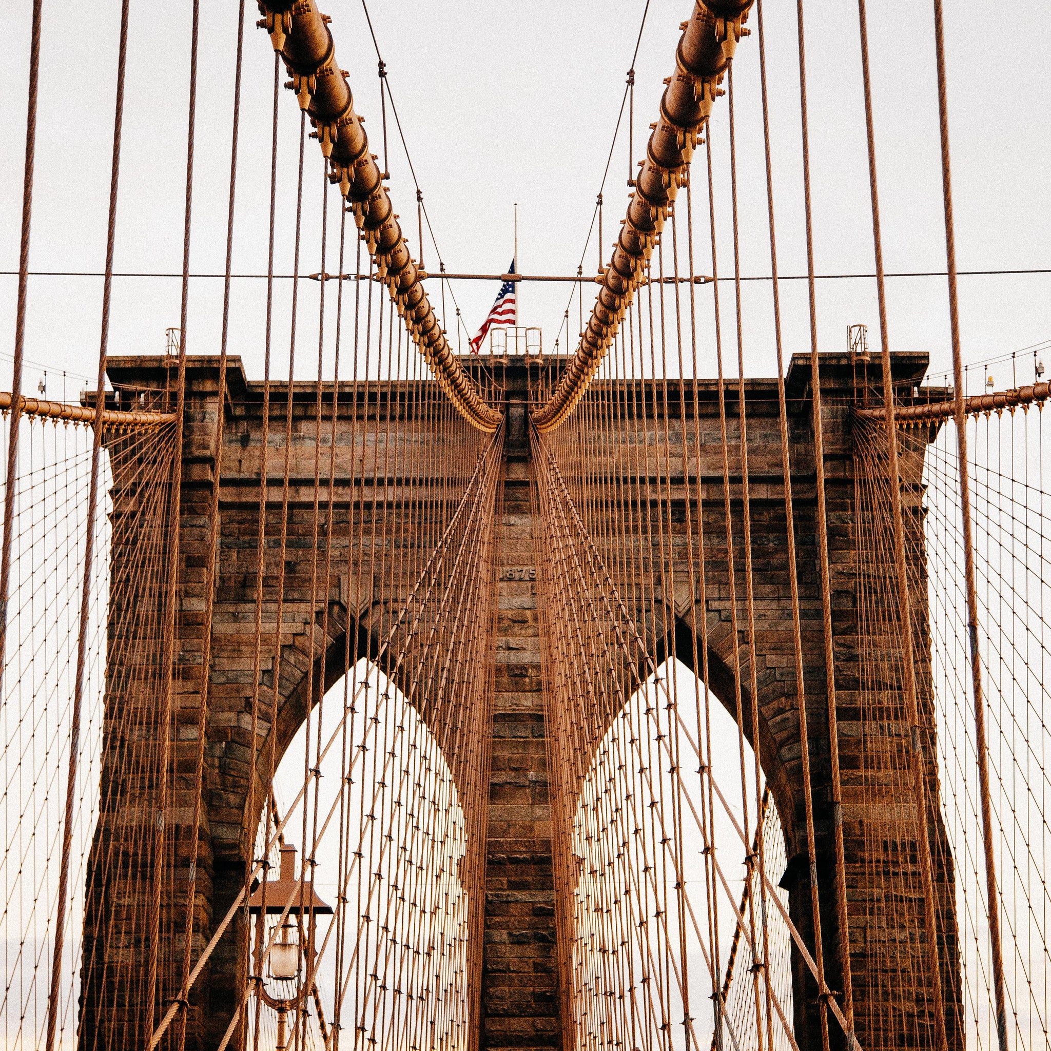 Brooklyn Bridge in New York - AkoestischeMuur