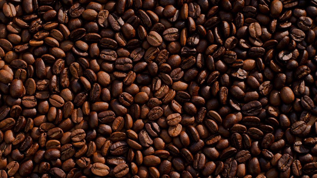 Koffiebonen close-up - AkoestischeMuur