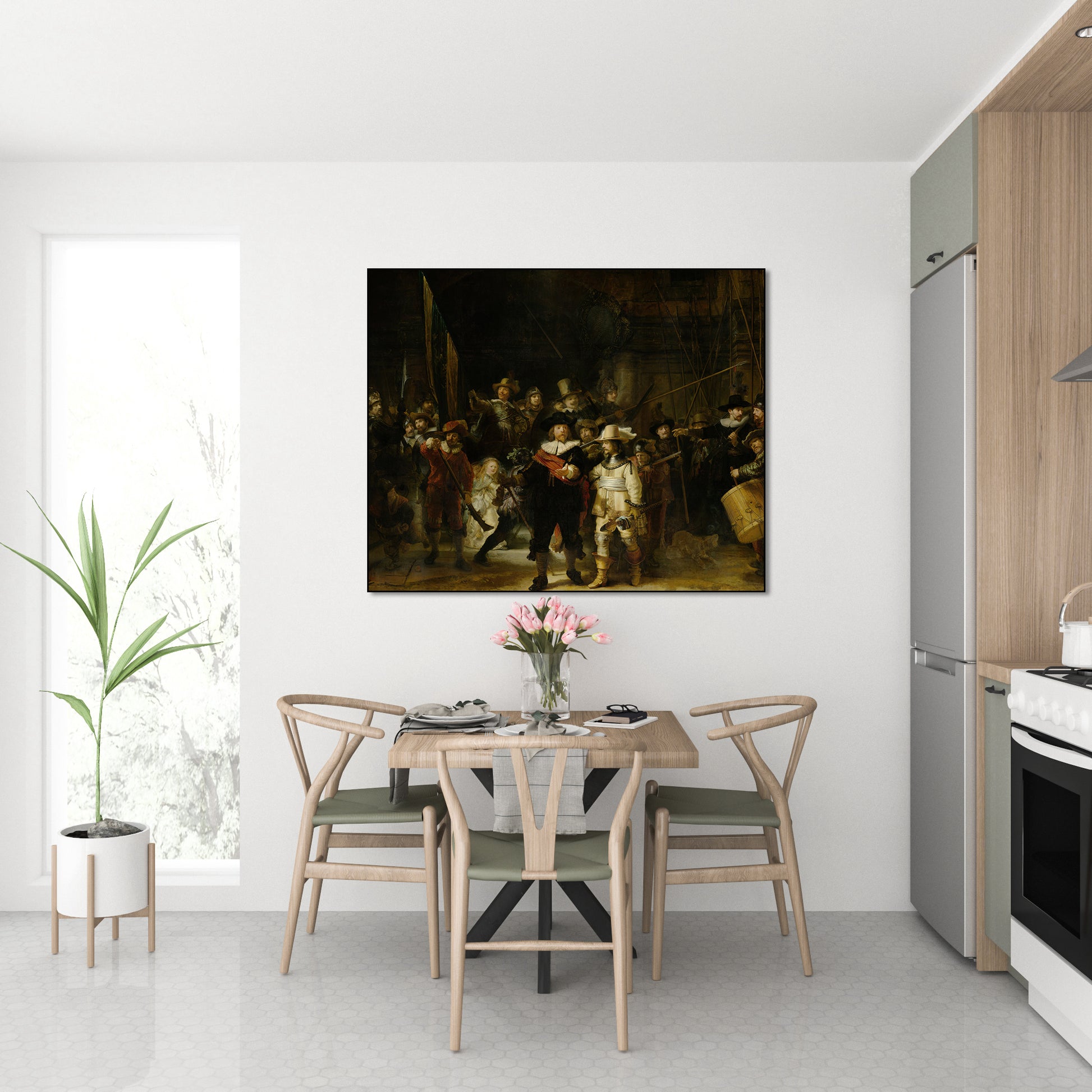 De Nachtwacht - Rembrandt van Rijn - AkoestischeMuur