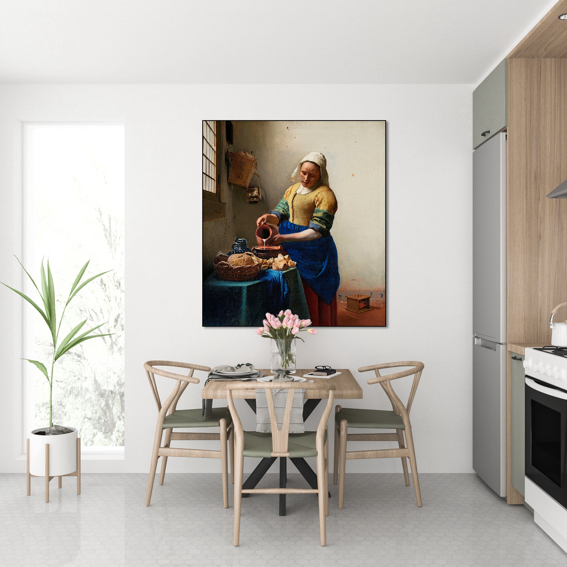 Het Melkmeisje - Johannes Vermeer - AkoestischeMuur
