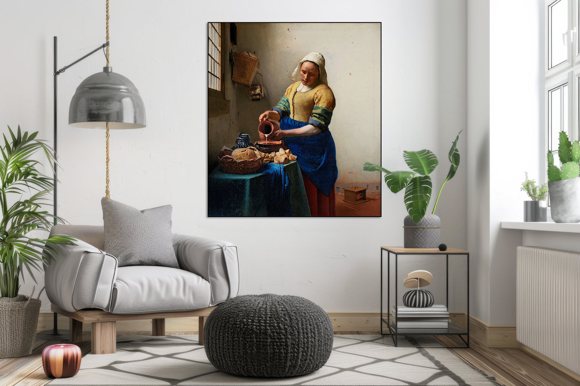 Het Melkmeisje - Johannes Vermeer - AkoestischeMuur