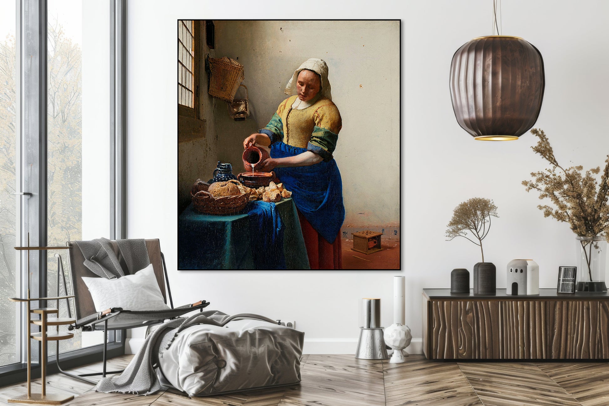 Het Melkmeisje - Johannes Vermeer - AkoestischeMuur