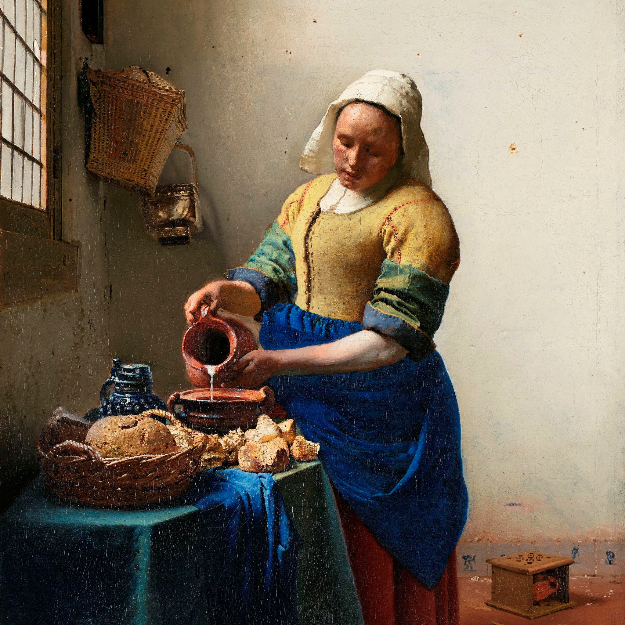 Het Melkmeisje - Johannes Vermeer - AkoestischeMuur