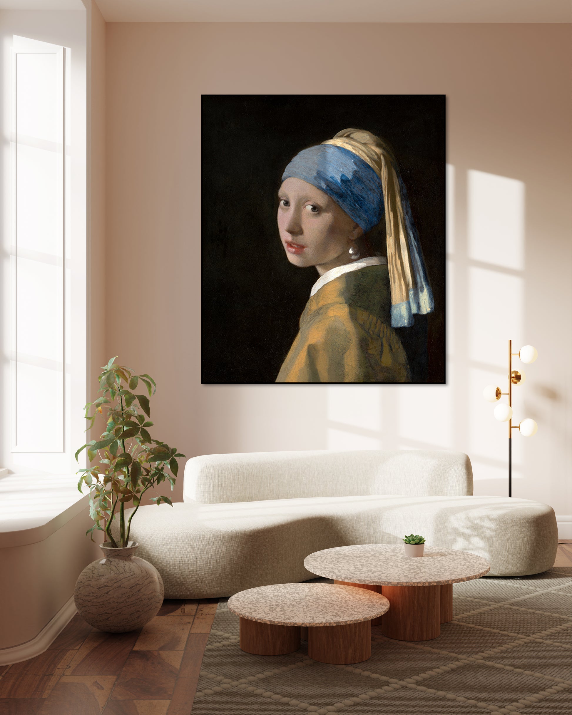 Meisje met de parel oorbel - Johannes Vermeer - AkoestischeMuur