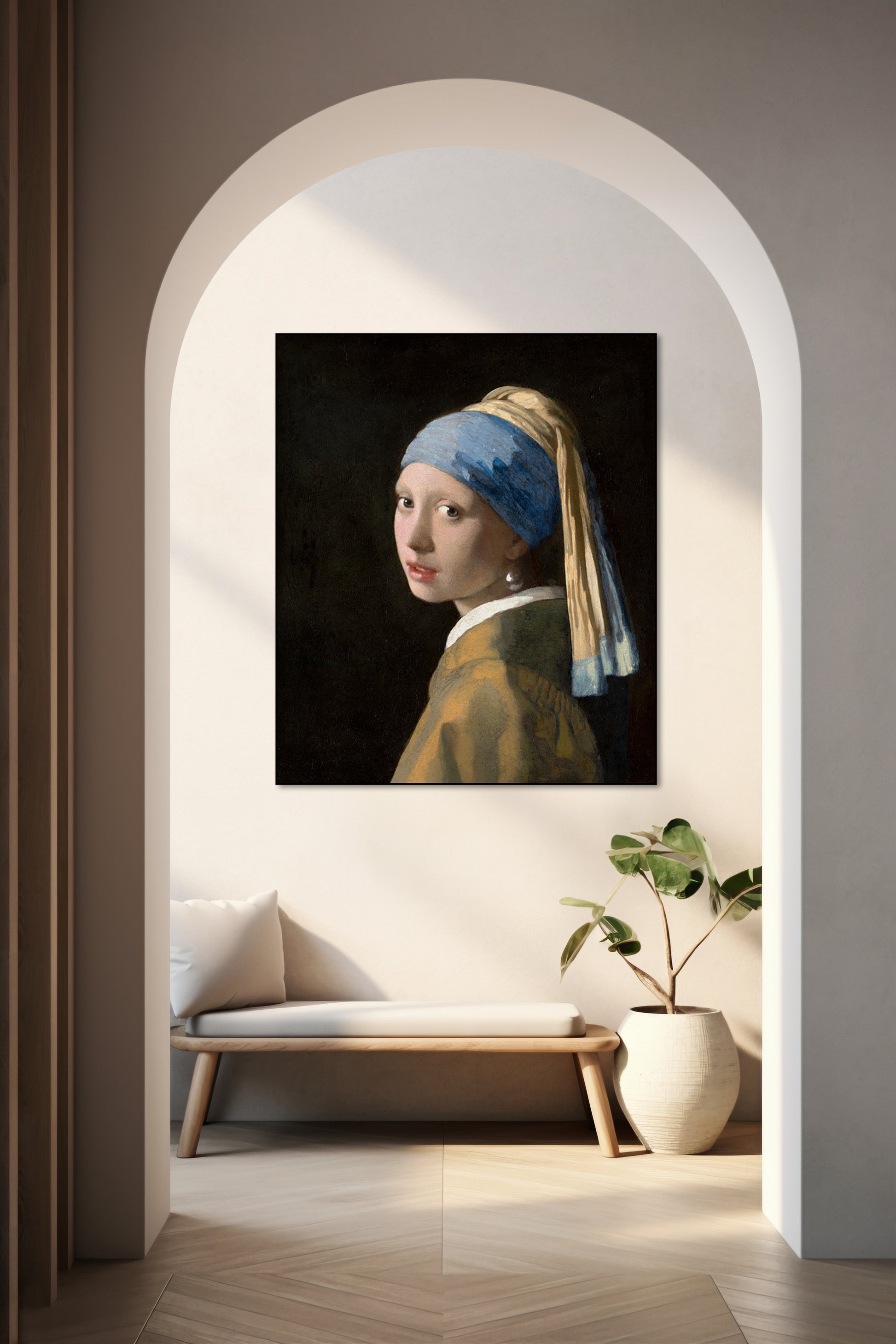 Meisje met de parel oorbel - Johannes Vermeer - AkoestischeMuur