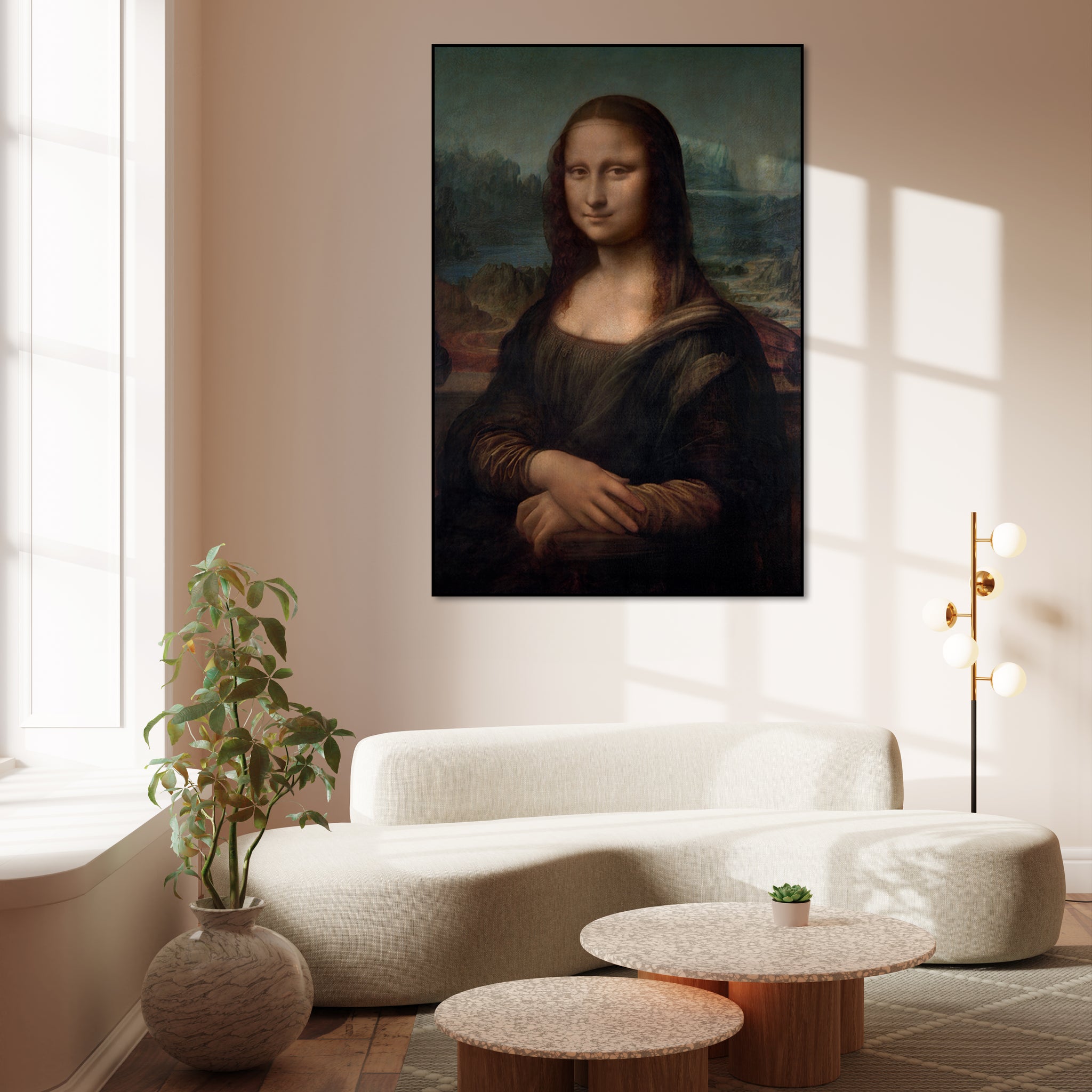 De Mona Lisa - Leonardo da Vinci - AkoestischeMuur