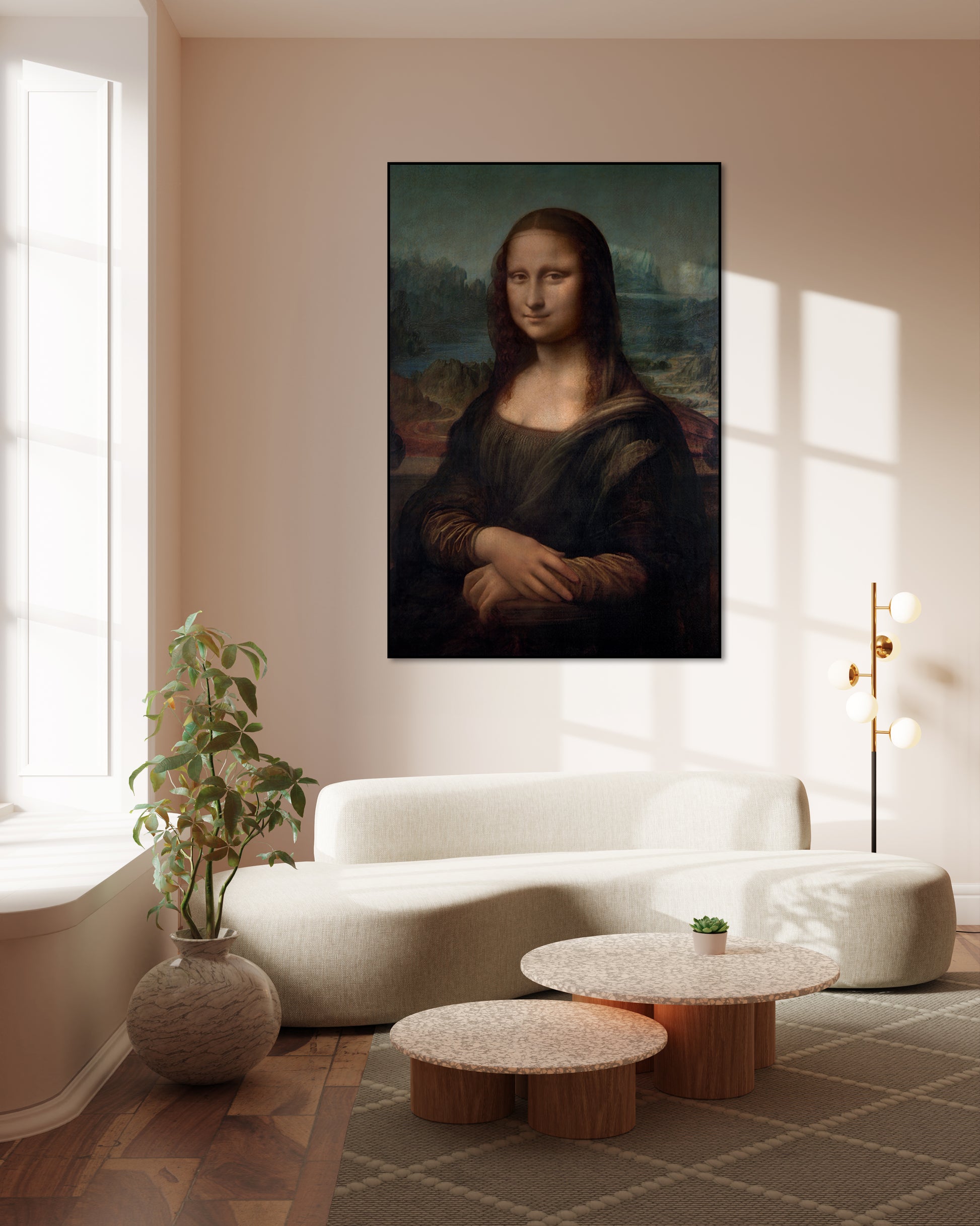 De Mona Lisa - Leonardo da Vinci - AkoestischeMuur