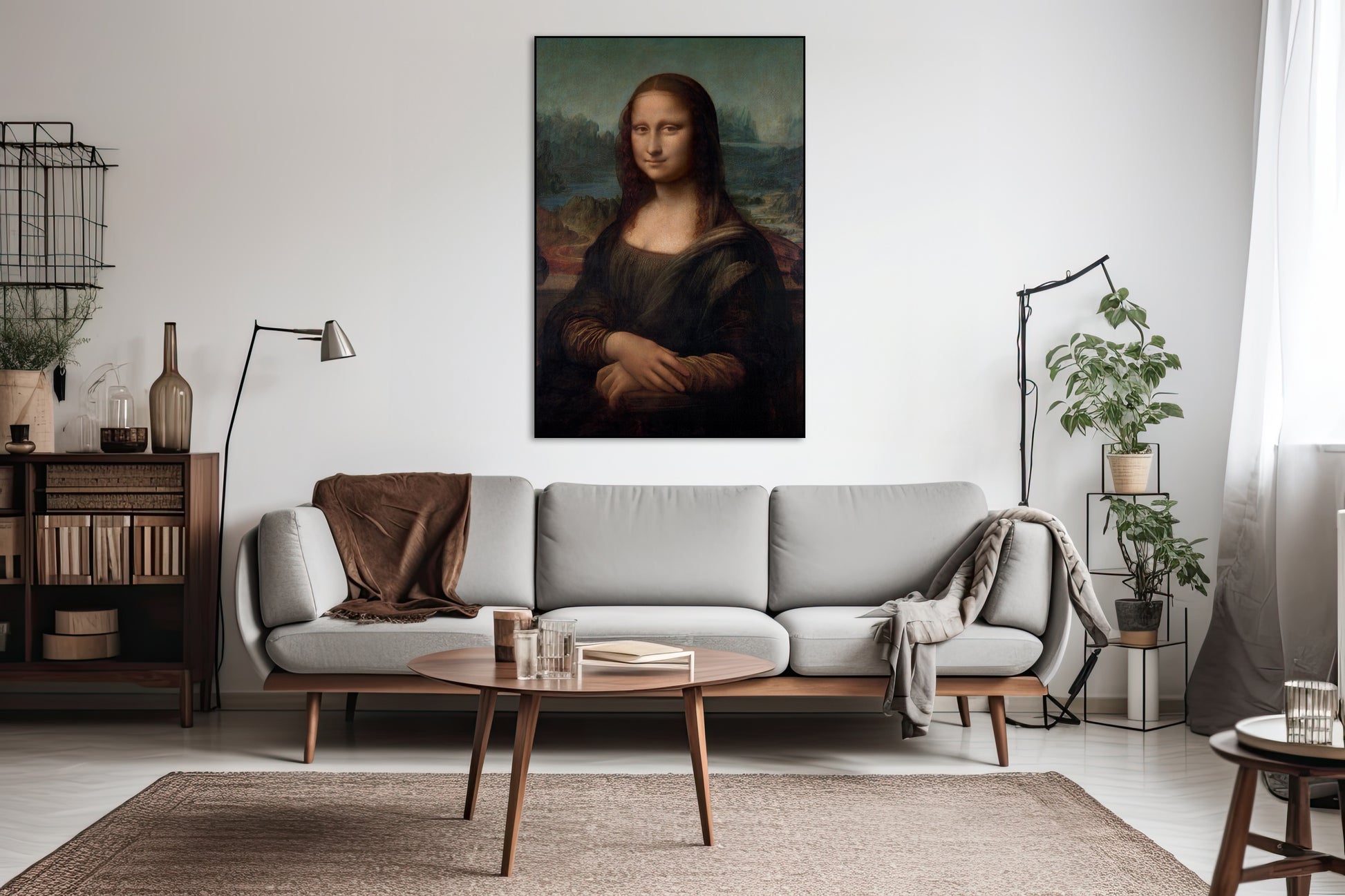 De Mona Lisa - Leonardo da Vinci - AkoestischeMuur