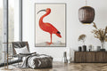 Flamingo met ei - Sibylla Merian - AkoestischeMuur
