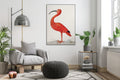 Flamingo met ei - Sibylla Merian - AkoestischeMuur