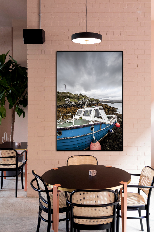 Gestrande vissersboot - AkoestischeMuur
