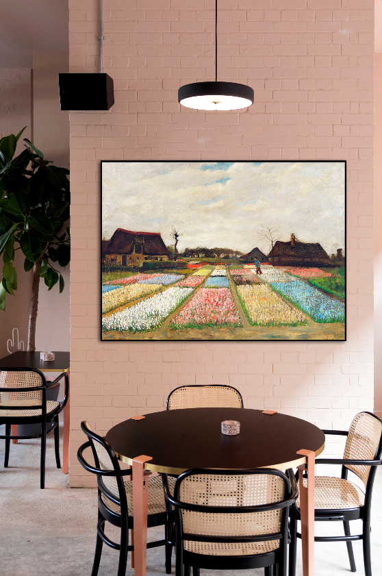 Bloemenvelden in Nederland - Vincent van Gogh - AkoestischeMuur