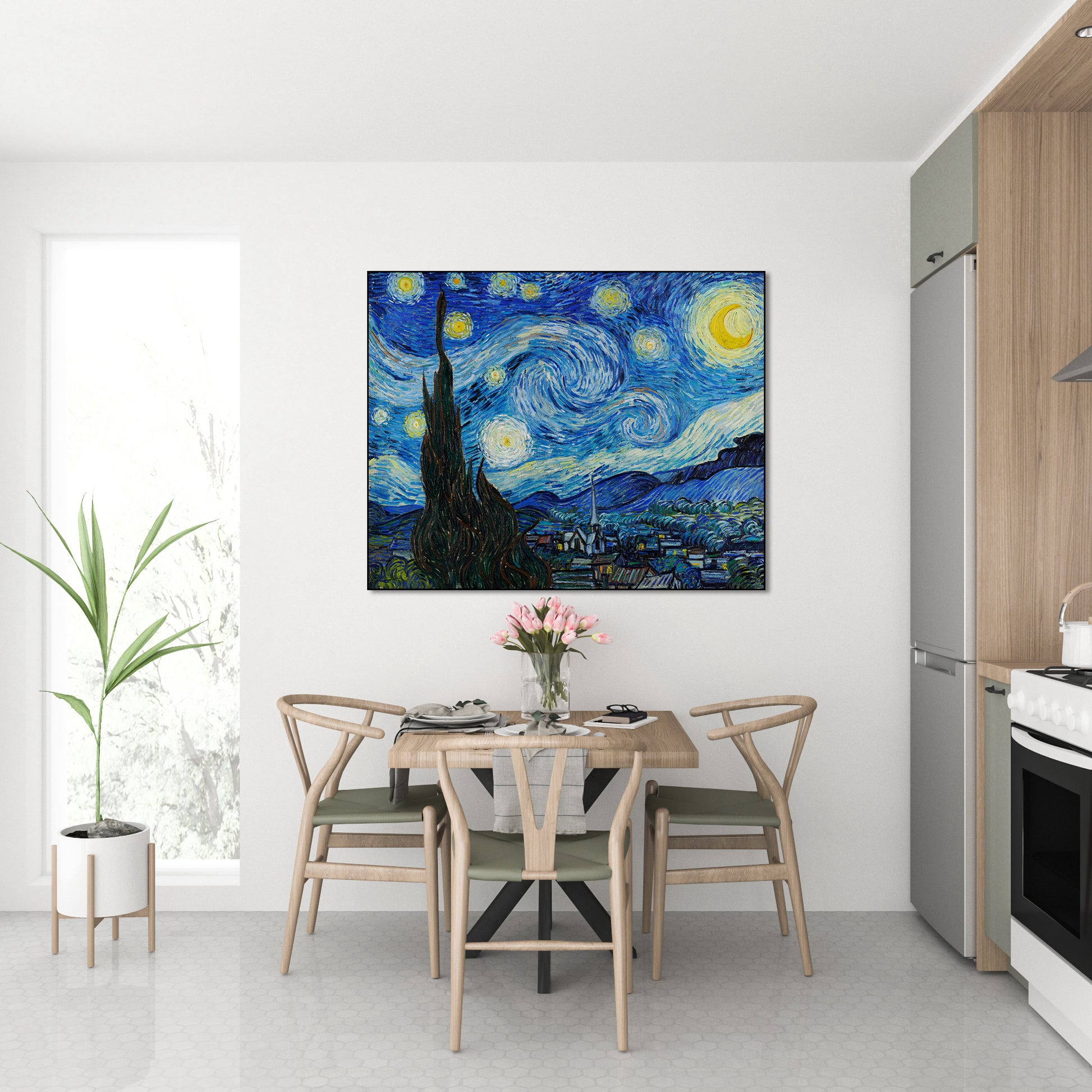 De Sterrennacht - Vincent van Gogh - AkoestischeMuur