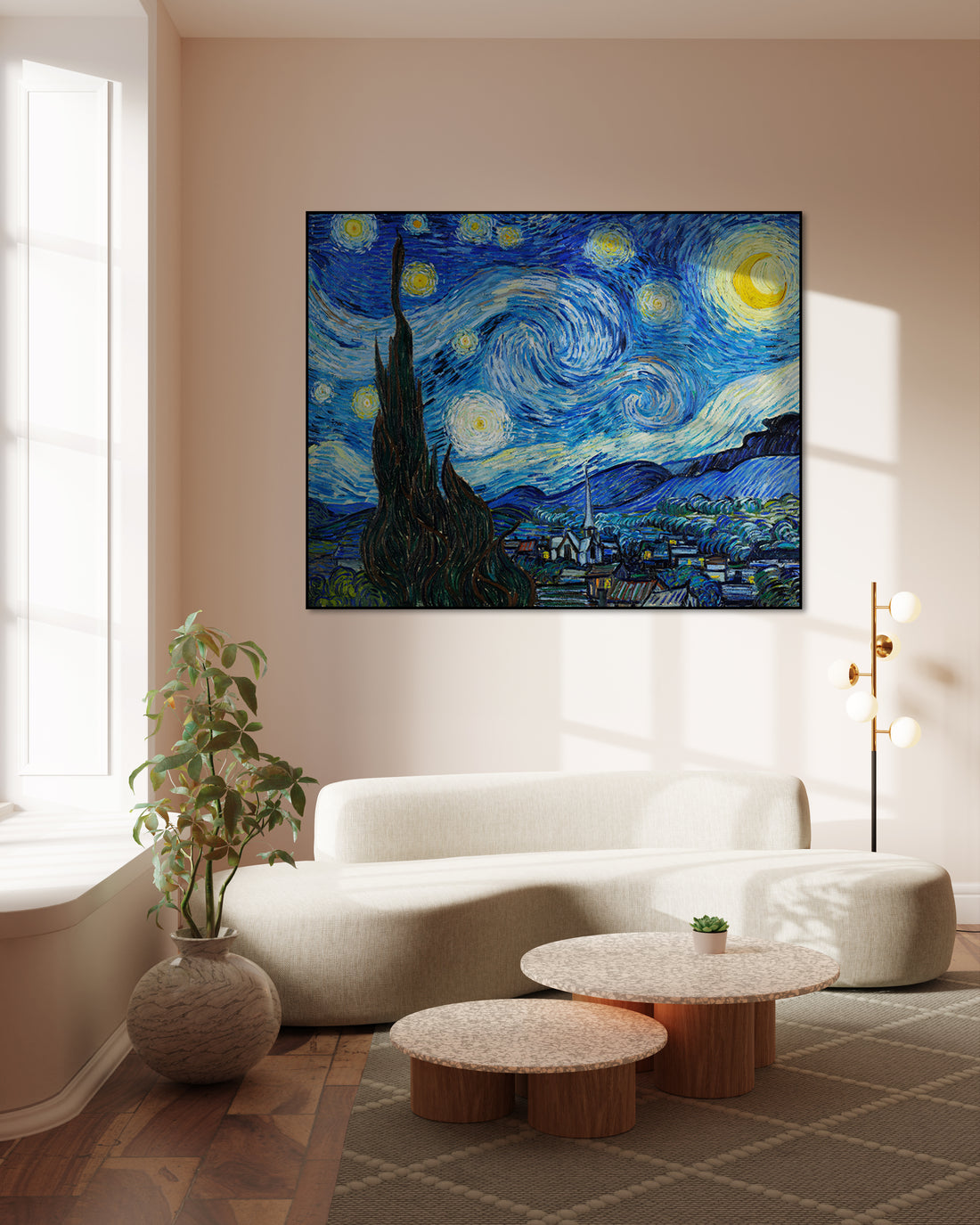 De Sterrennacht - Vincent van Gogh - AkoestischeMuur