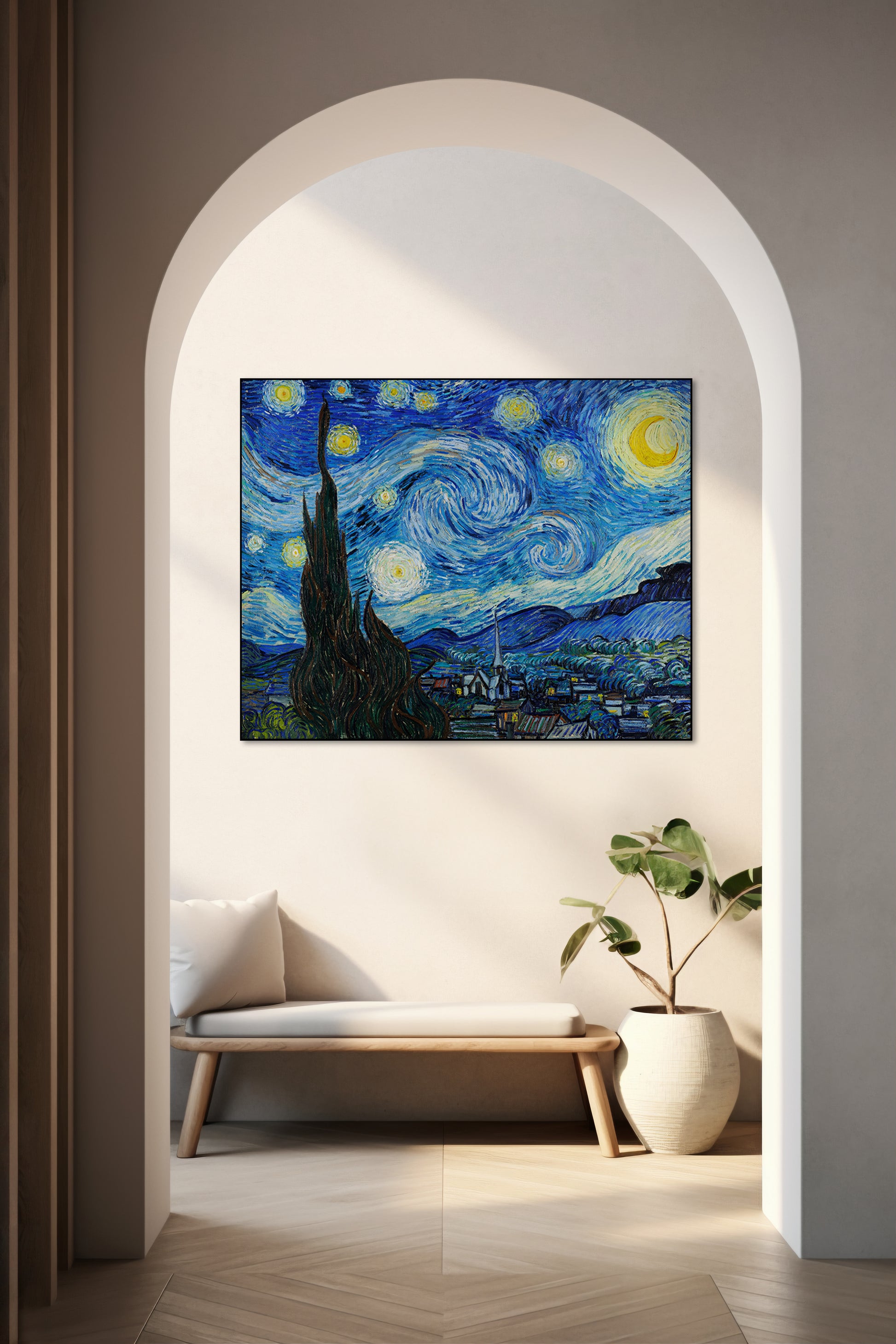 De Sterrennacht - Vincent van Gogh - AkoestischeMuur