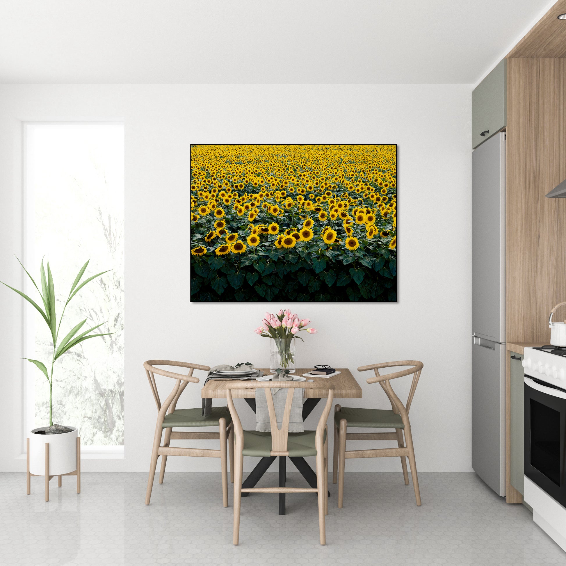 Zonnebloemenveld -  Carol M. Highsmit - AkoestischeMuur
