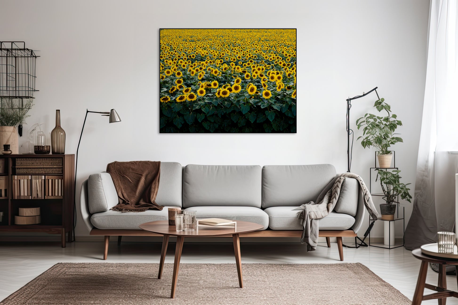 Zonnebloemenveld -  Carol M. Highsmit - AkoestischeMuur