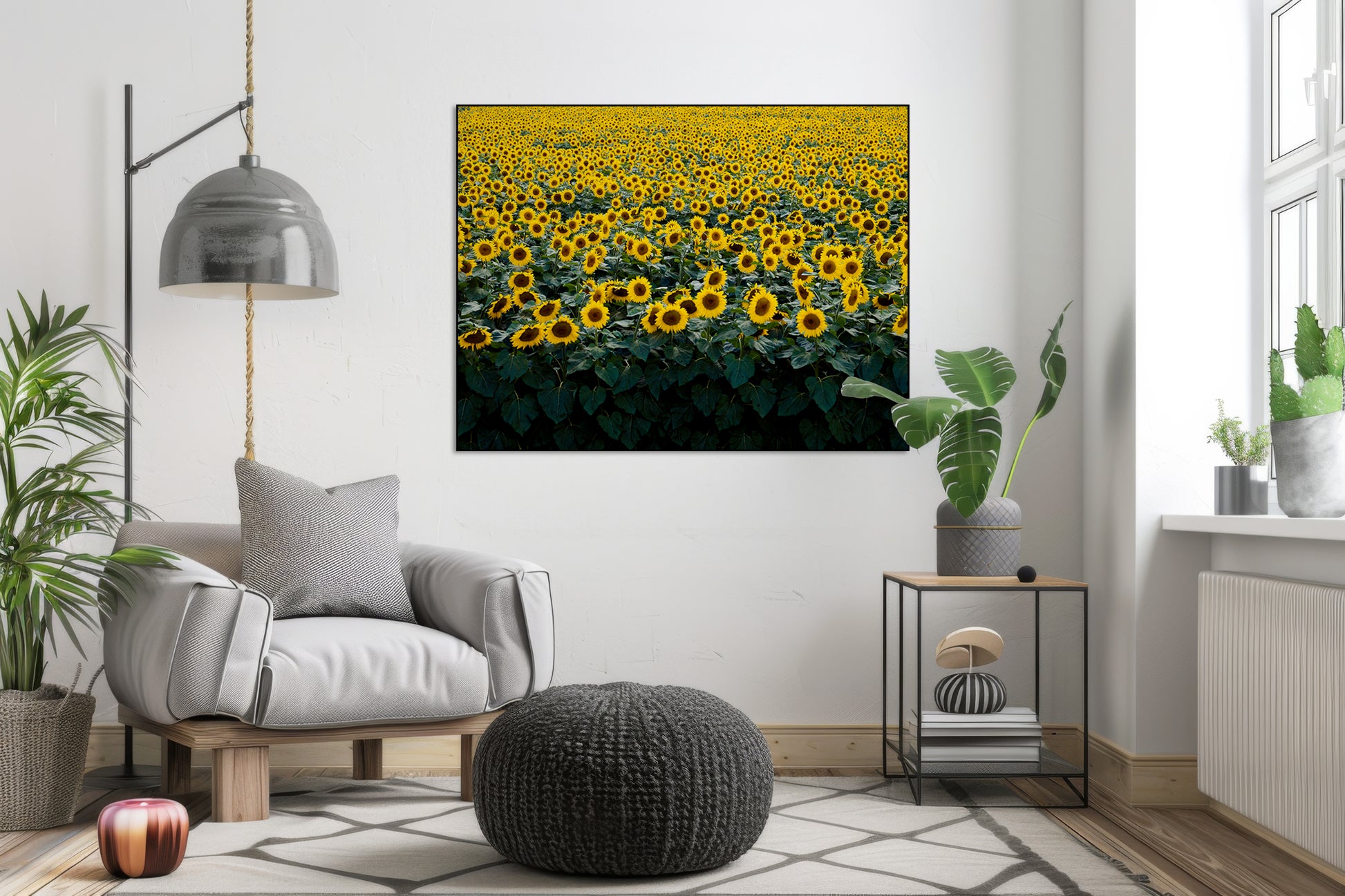 Zonnebloemenveld -  Carol M. Highsmit - AkoestischeMuur
