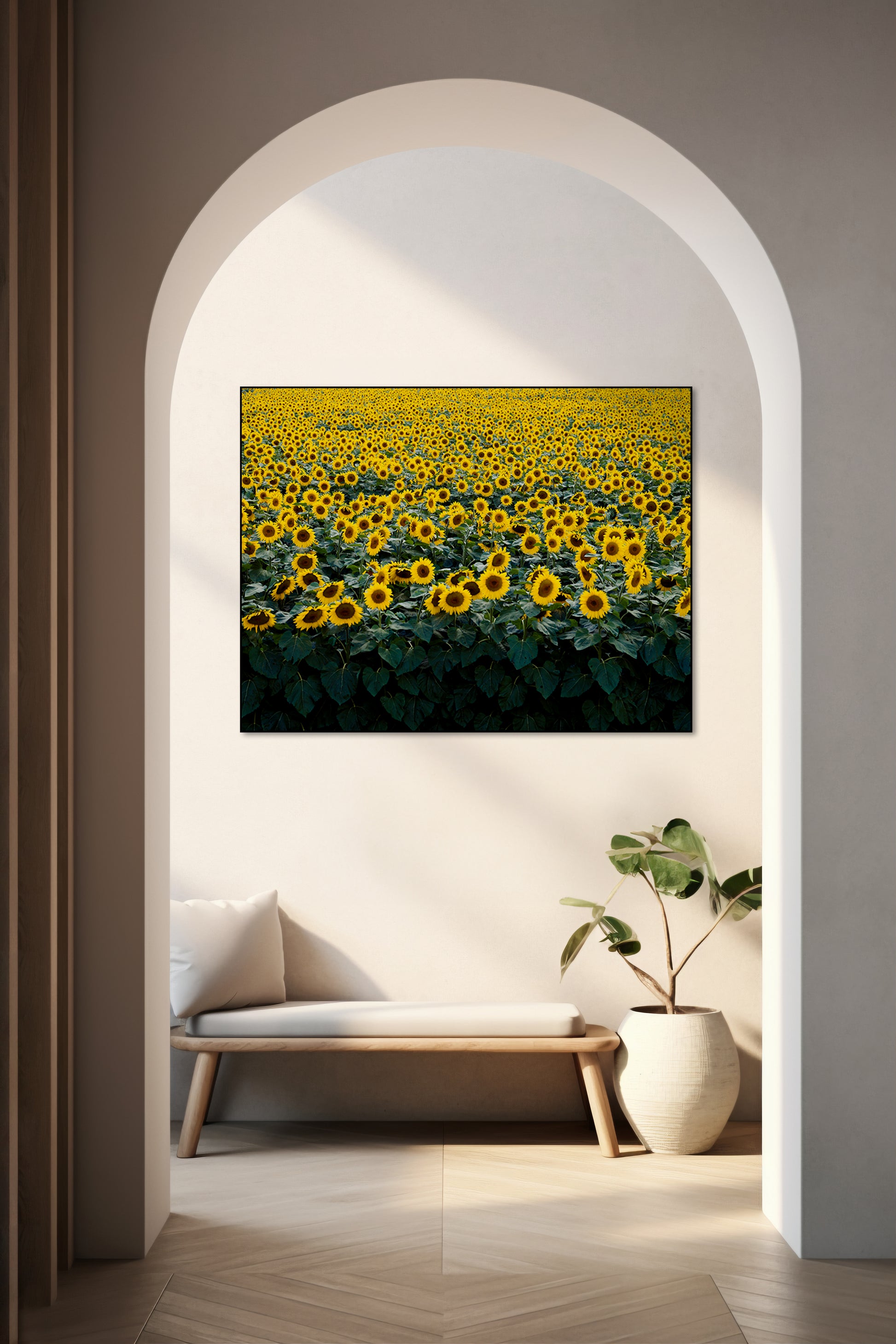 Zonnebloemenveld -  Carol M. Highsmit - AkoestischeMuur