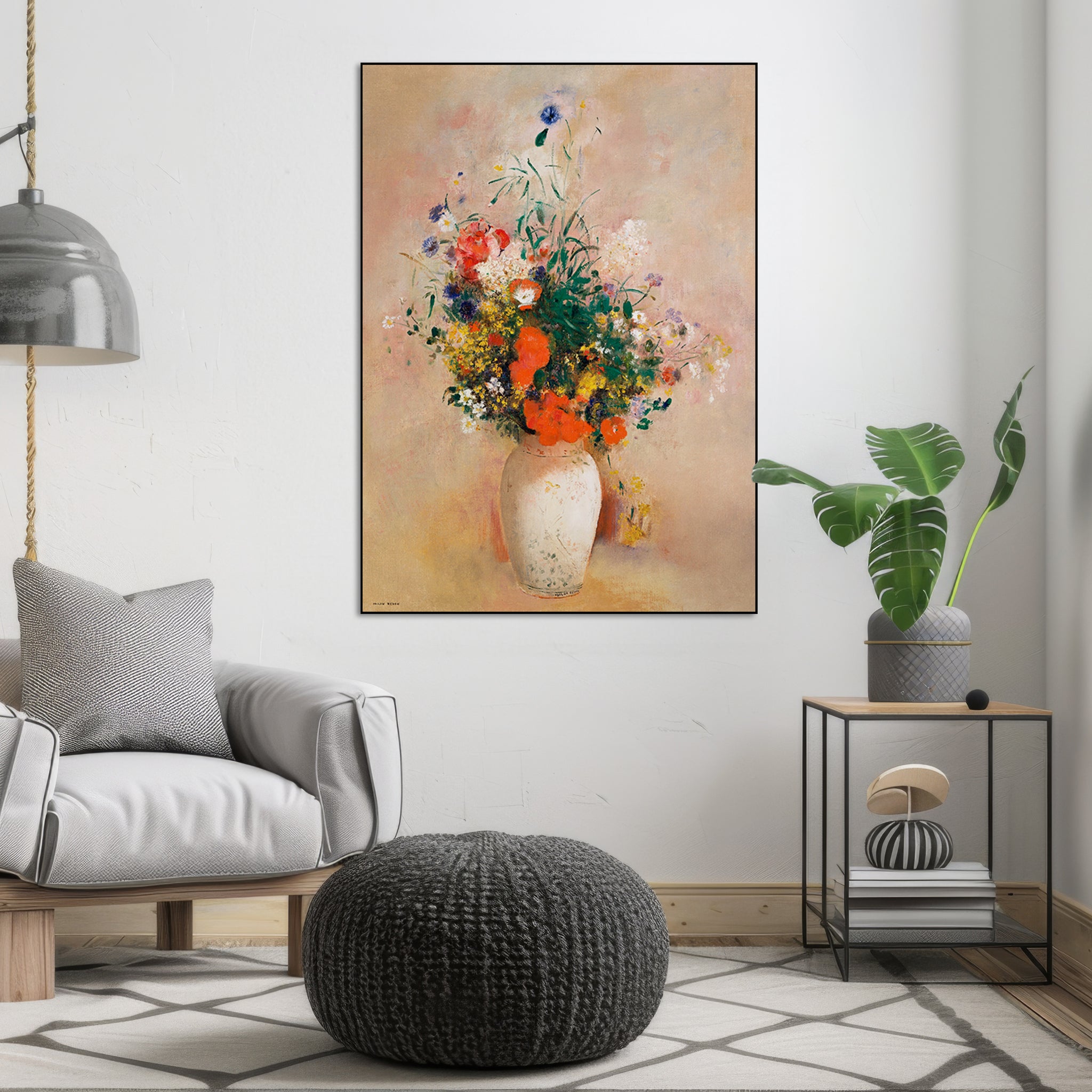 Vaas met bloemen - Odilon Redon - AkoestischeMuur