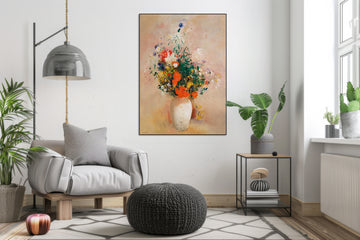Vaas met bloemen - Odilon Redon - AkoestischeMuur