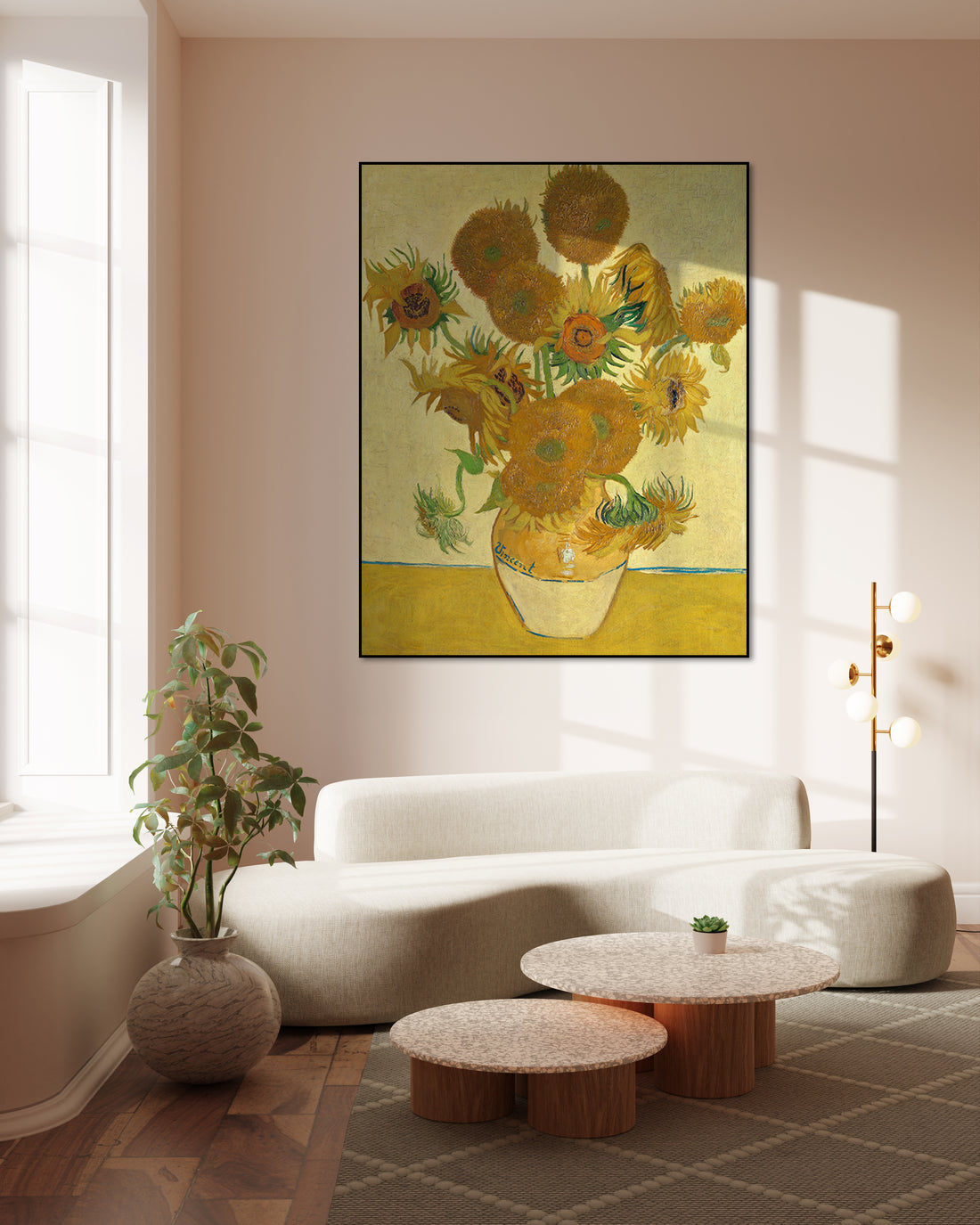 De Zonnebloemen - Vincent van Gogh - AkoestischeMuur