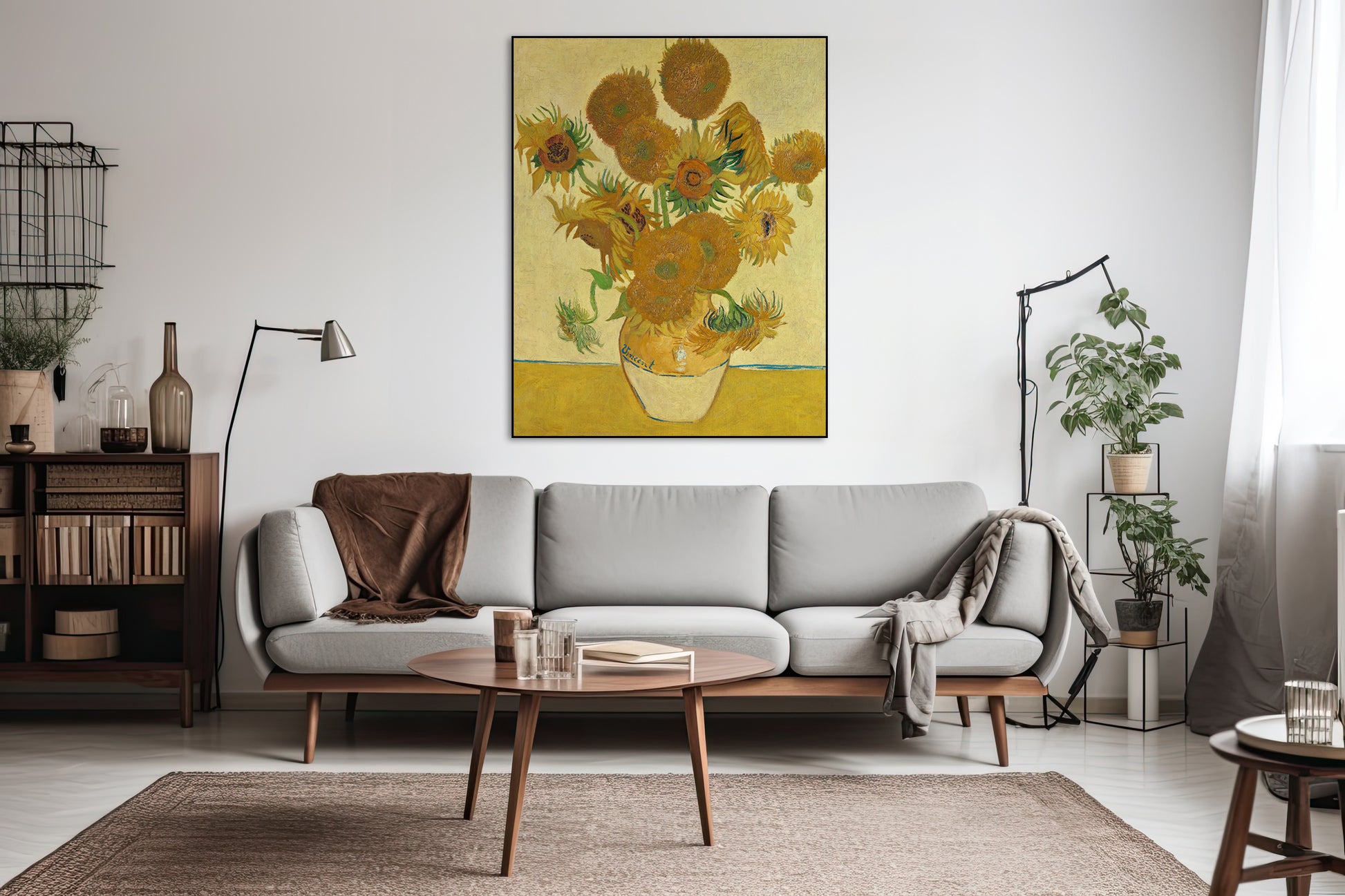 De Zonnebloemen - Vincent van Gogh - AkoestischeMuur