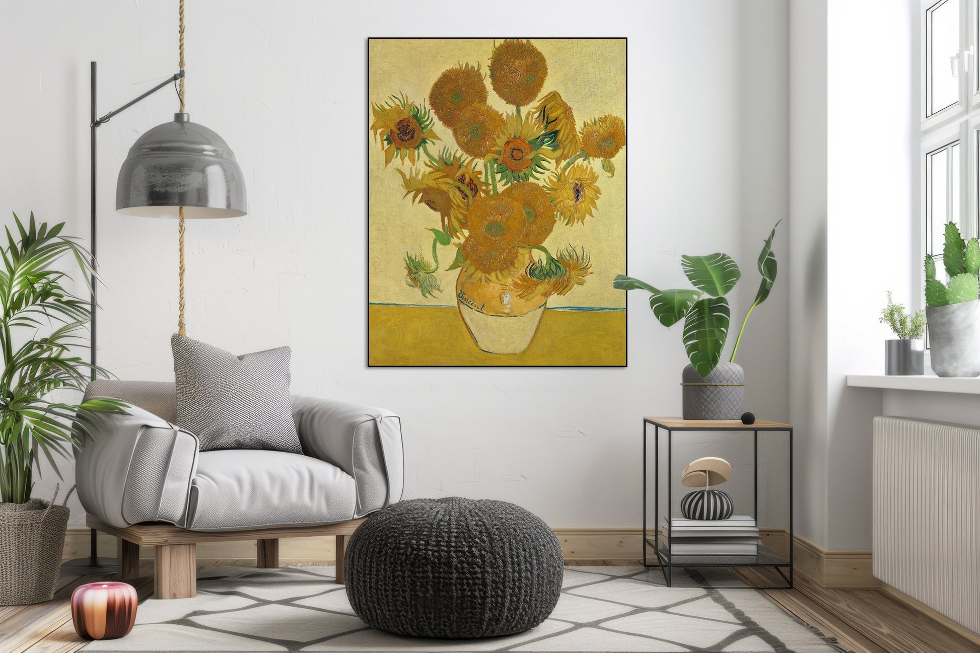 De Zonnebloemen - Vincent van Gogh - AkoestischeMuur