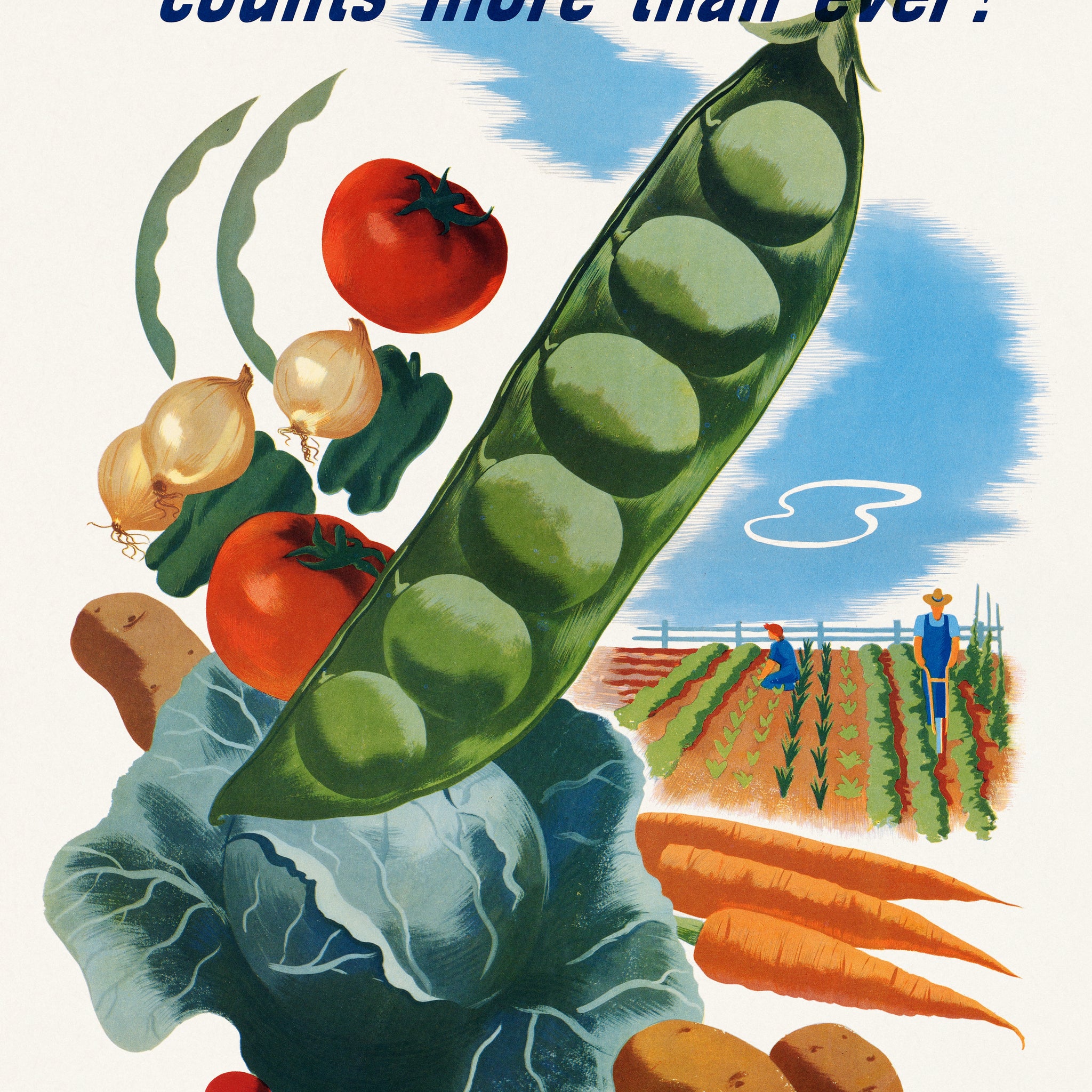 akoestisch schilderij - Victory garden 