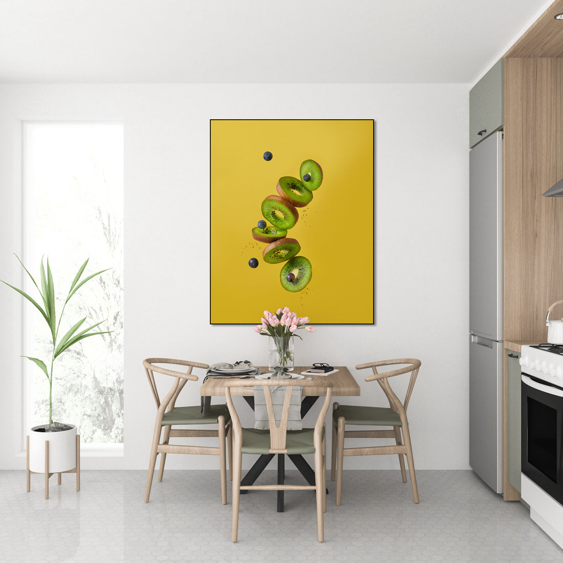 Vliegende kiwi met bosbessen - AkoestischeMuur