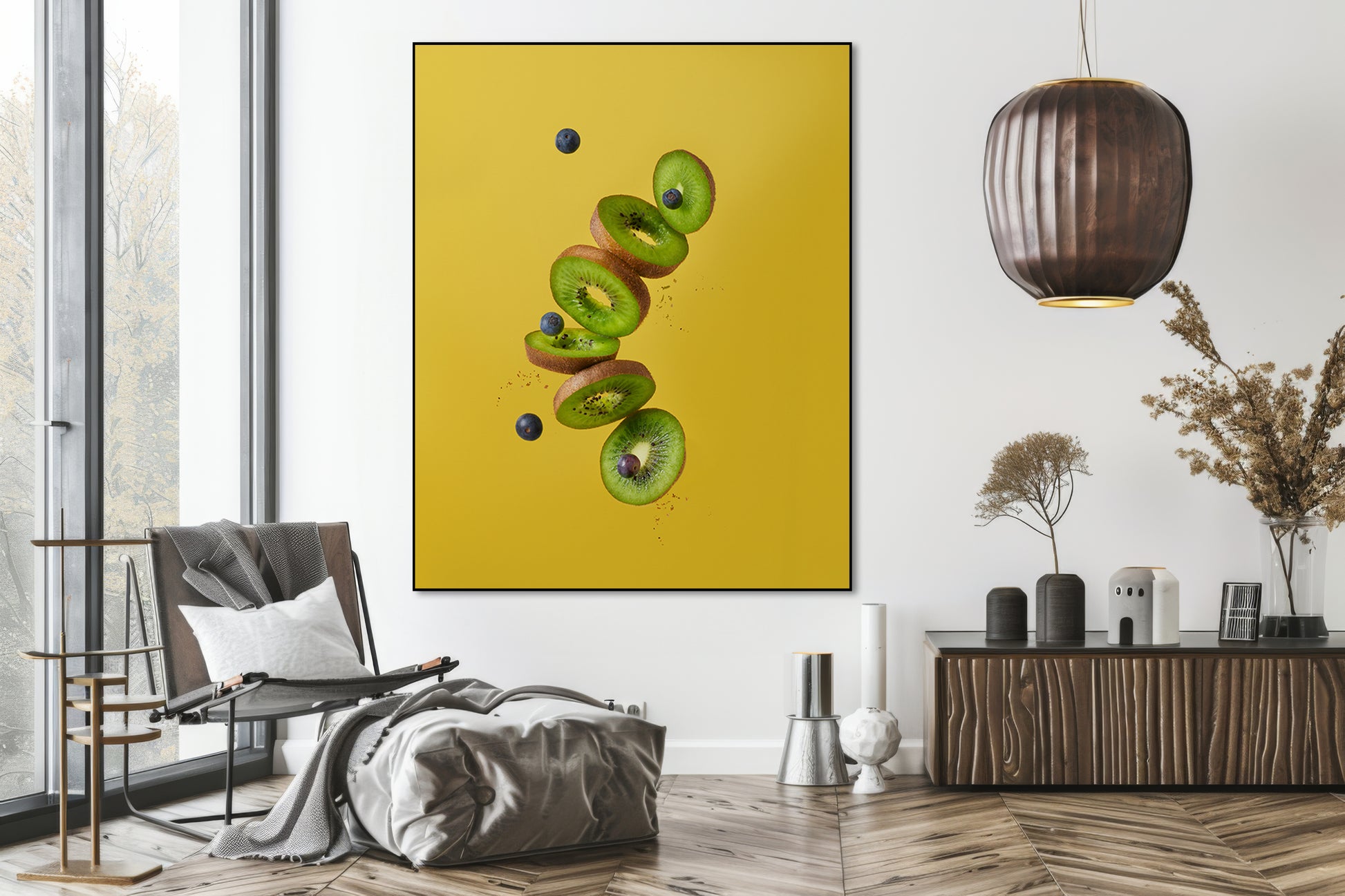 Vliegende kiwi met bosbessen - AkoestischeMuur