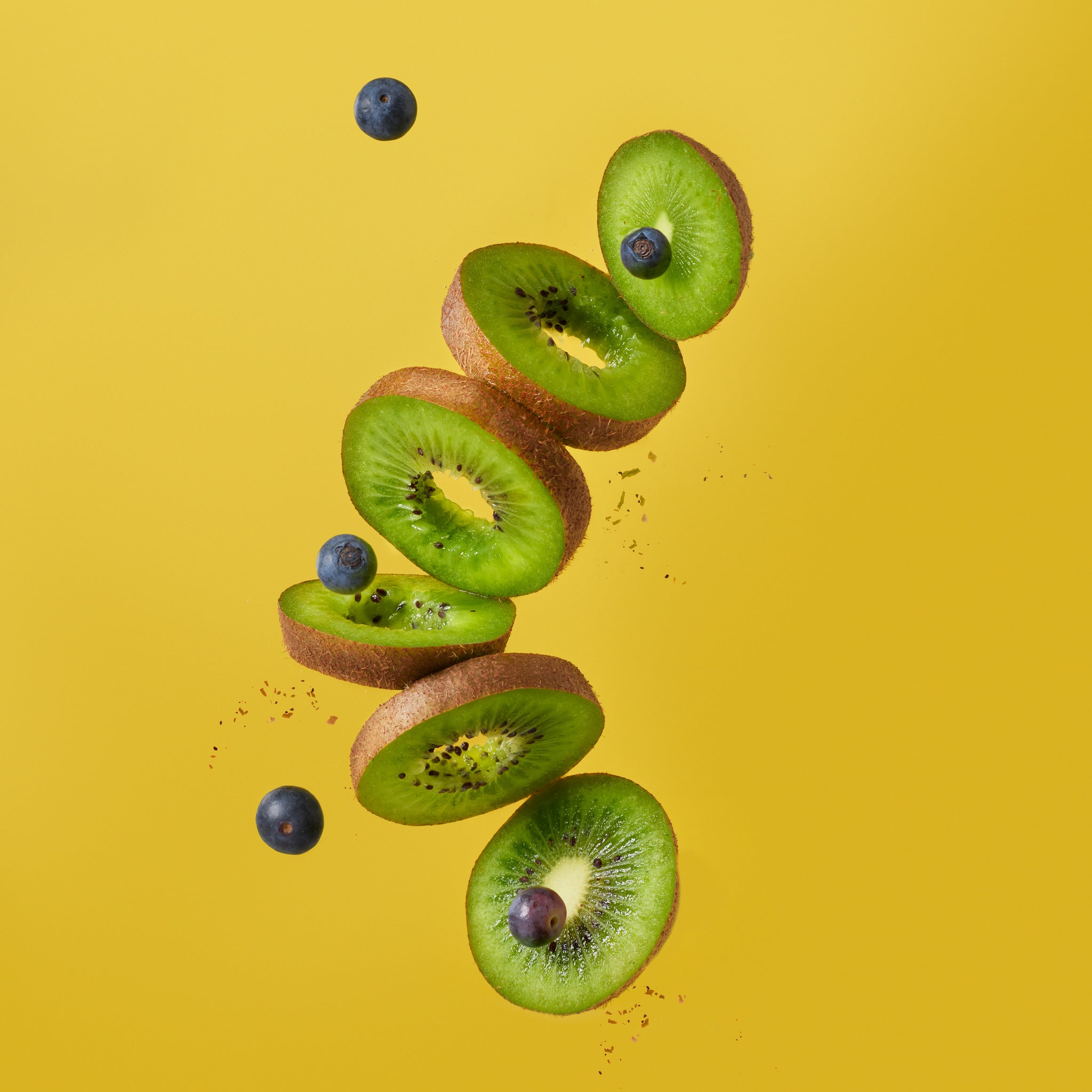 Vliegende kiwi met bosbessen - AkoestischeMuur