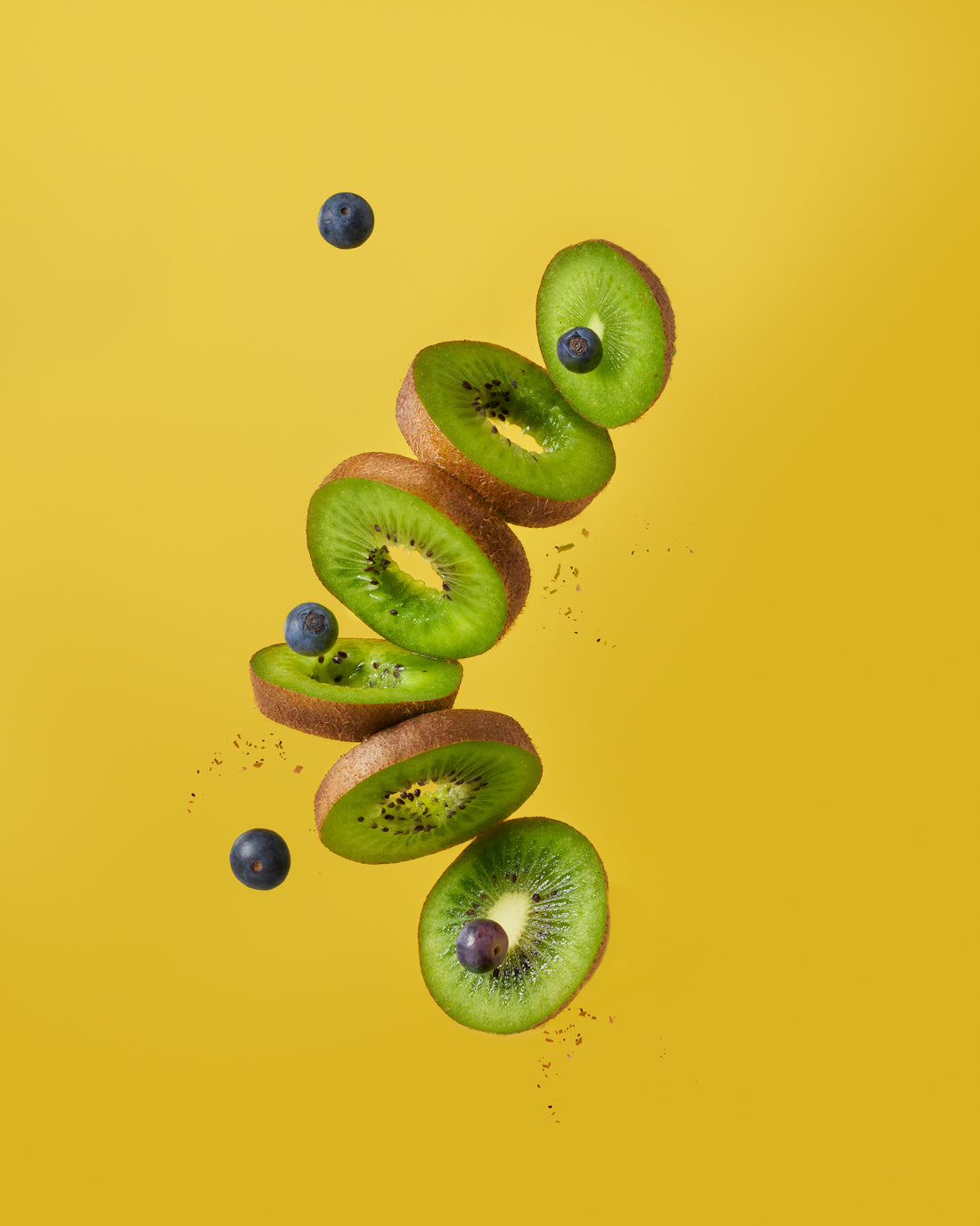 Vliegende kiwi met bosbessen - AkoestischeMuur