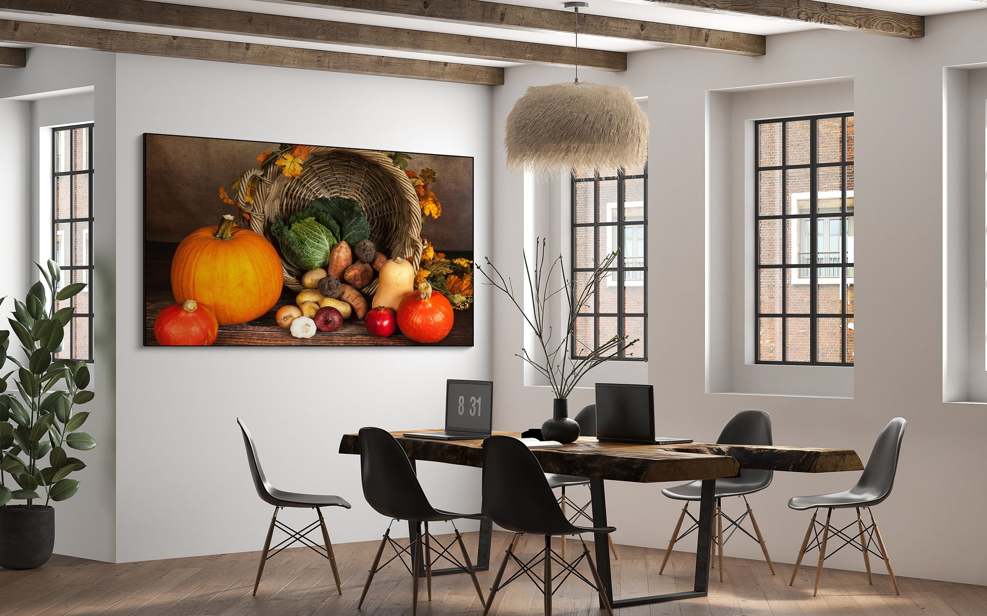 Variatie van herfst groenten - AkoestischeMuur