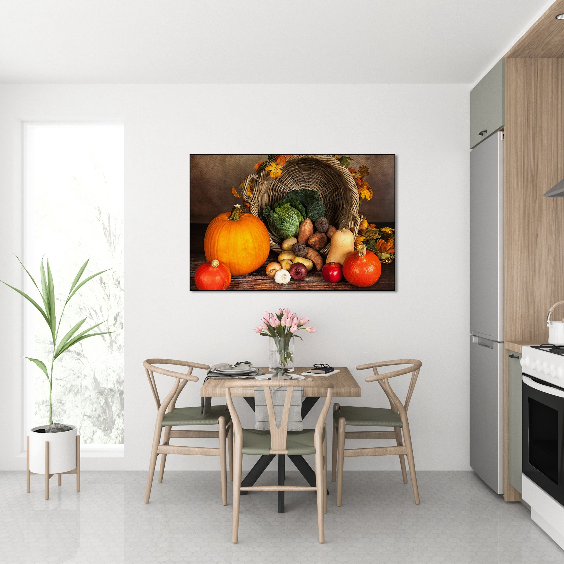 Variatie van herfst groenten - AkoestischeMuur