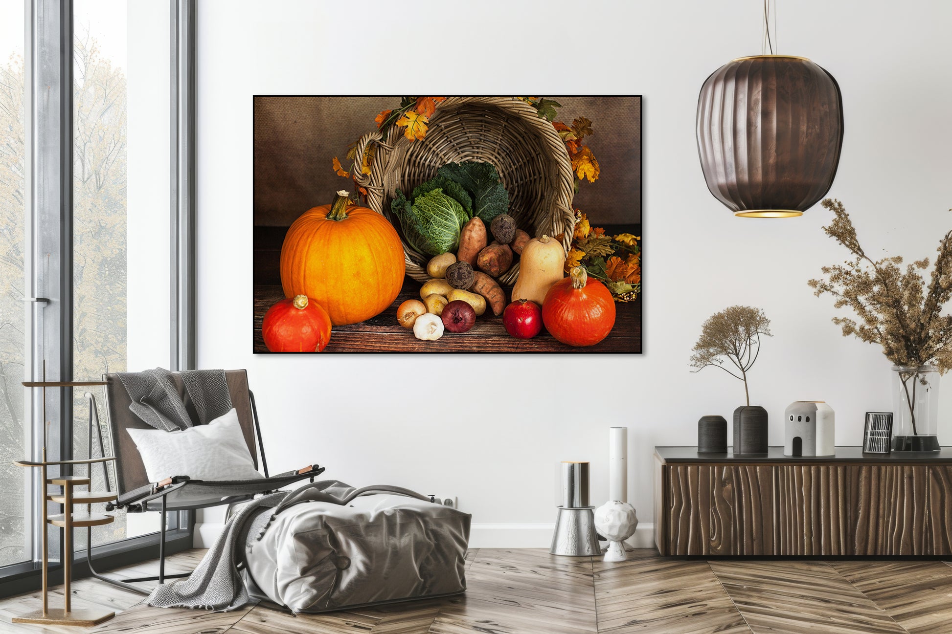 Variatie van herfst groenten - AkoestischeMuur