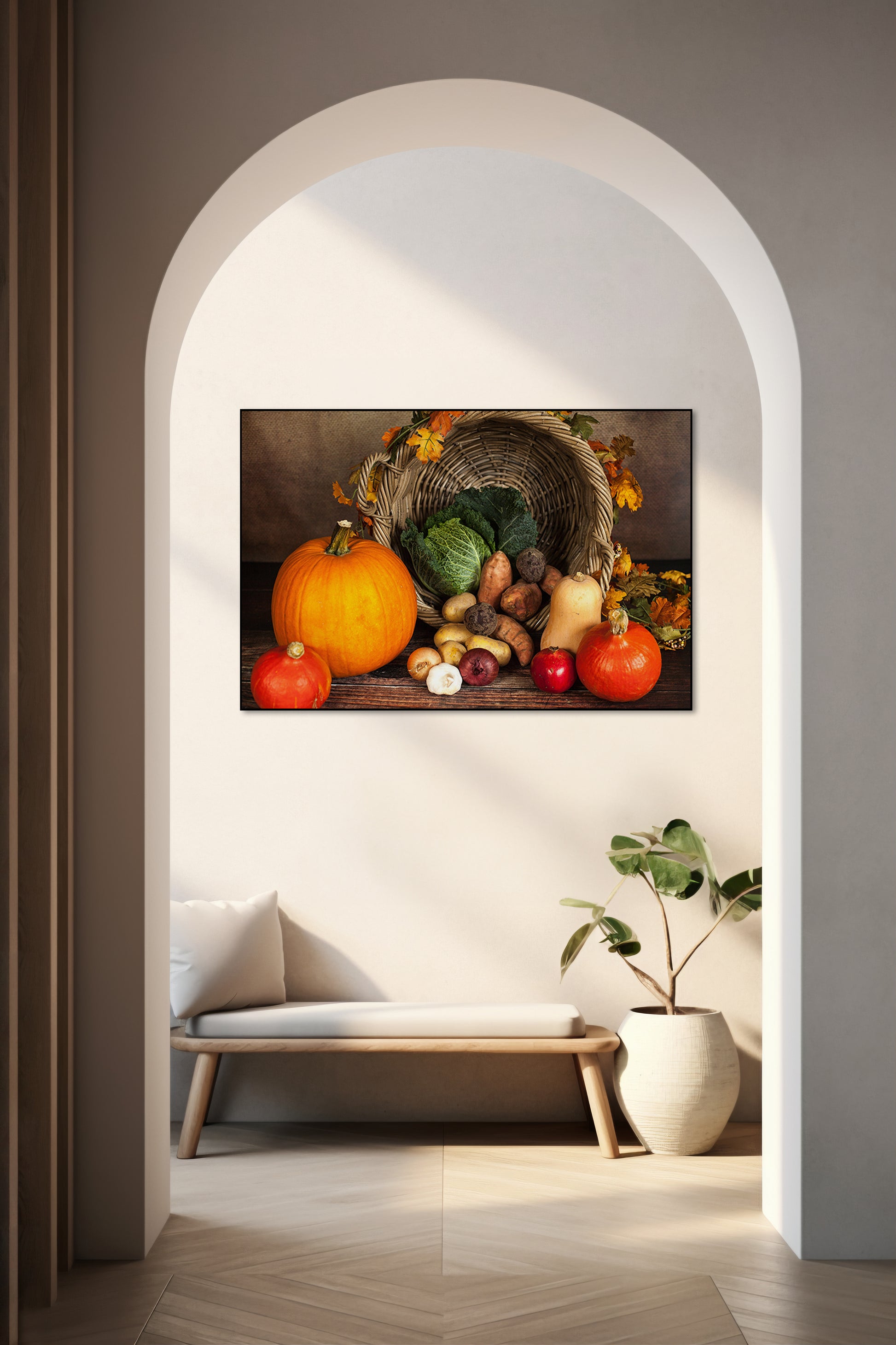 Variatie van herfst groenten - AkoestischeMuur
